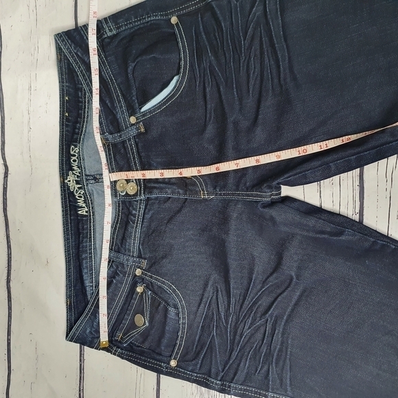 Almost Famous Straight Blue Jeans Size 13 - Picture 7 of 9